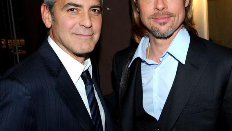 George Clooney şi Brad Pitt