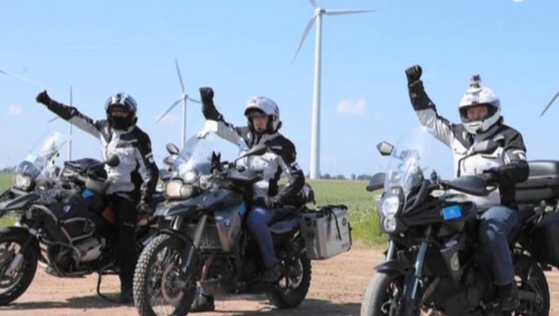 Trei motocicliști vor parcurge 16.000 de kilometri, pe două continente, în două luni