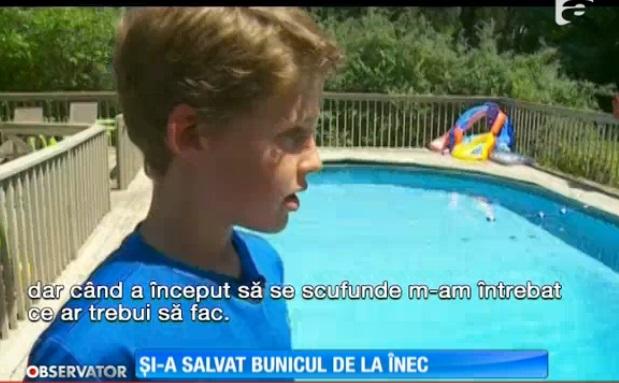 Un băiețel de zece ani este eroul bunicului său, după ce l-a salvat de la &icirc;nec