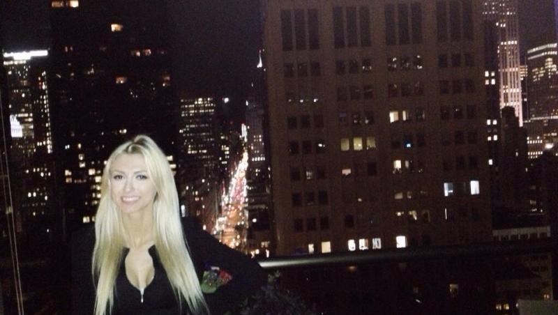 Andreea Bălan, în vacanţă în New York