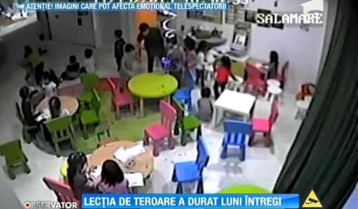 Un nou episod la grădinița groazei din Constanța a adus țipete și amenințări