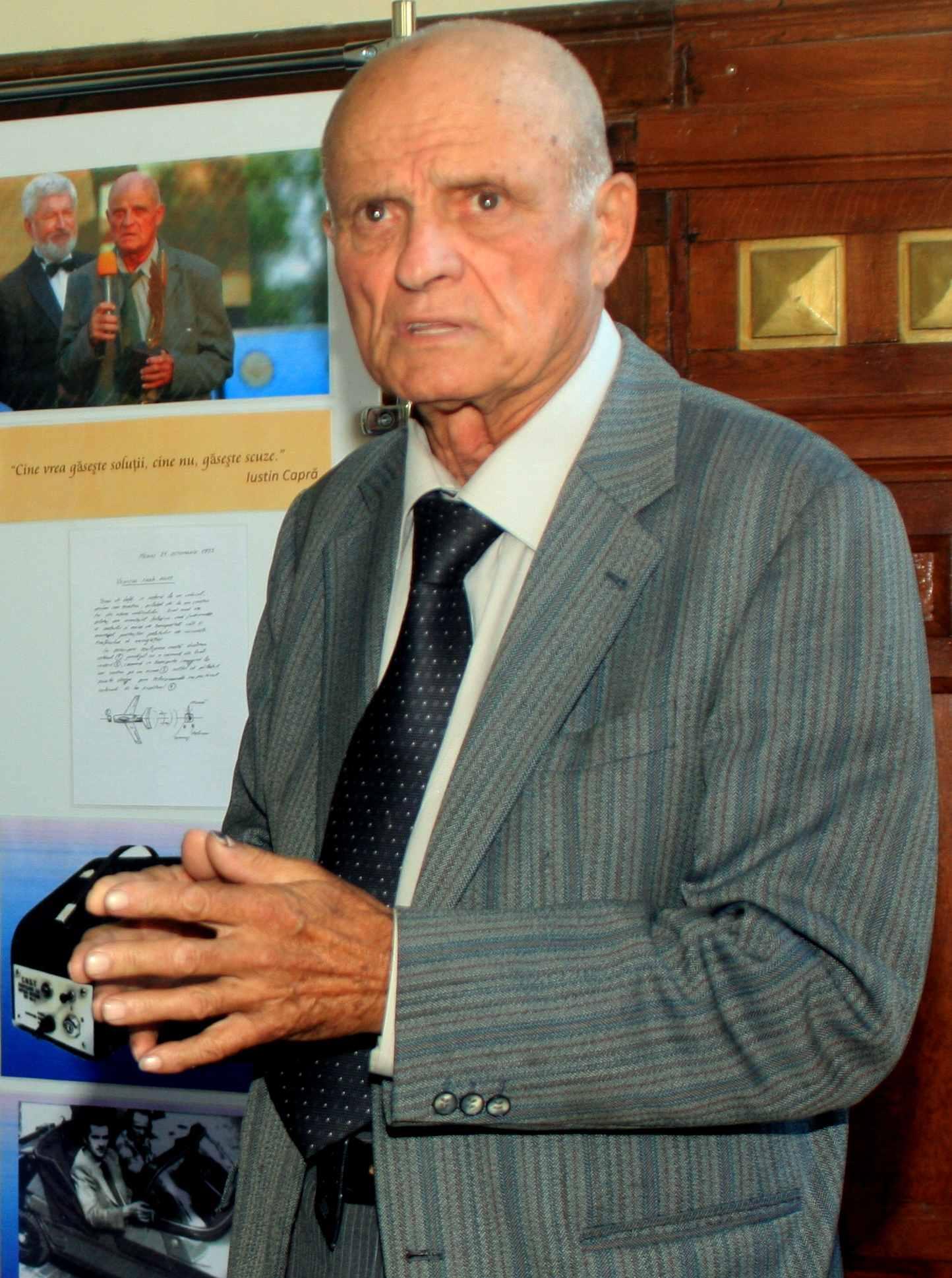 Inventatorul Justin Capră s-a &icirc;ntors acasă