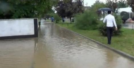 Ploaia a făcut prăpăd în Caraş-Severin şi Arad