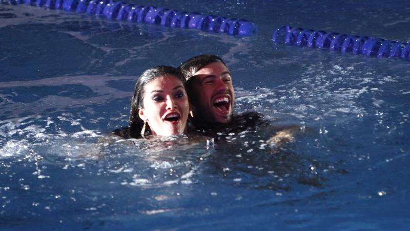 Florin Ristei flirtează cu Alina Pușcaș, la “Splash! Vedete la apă”