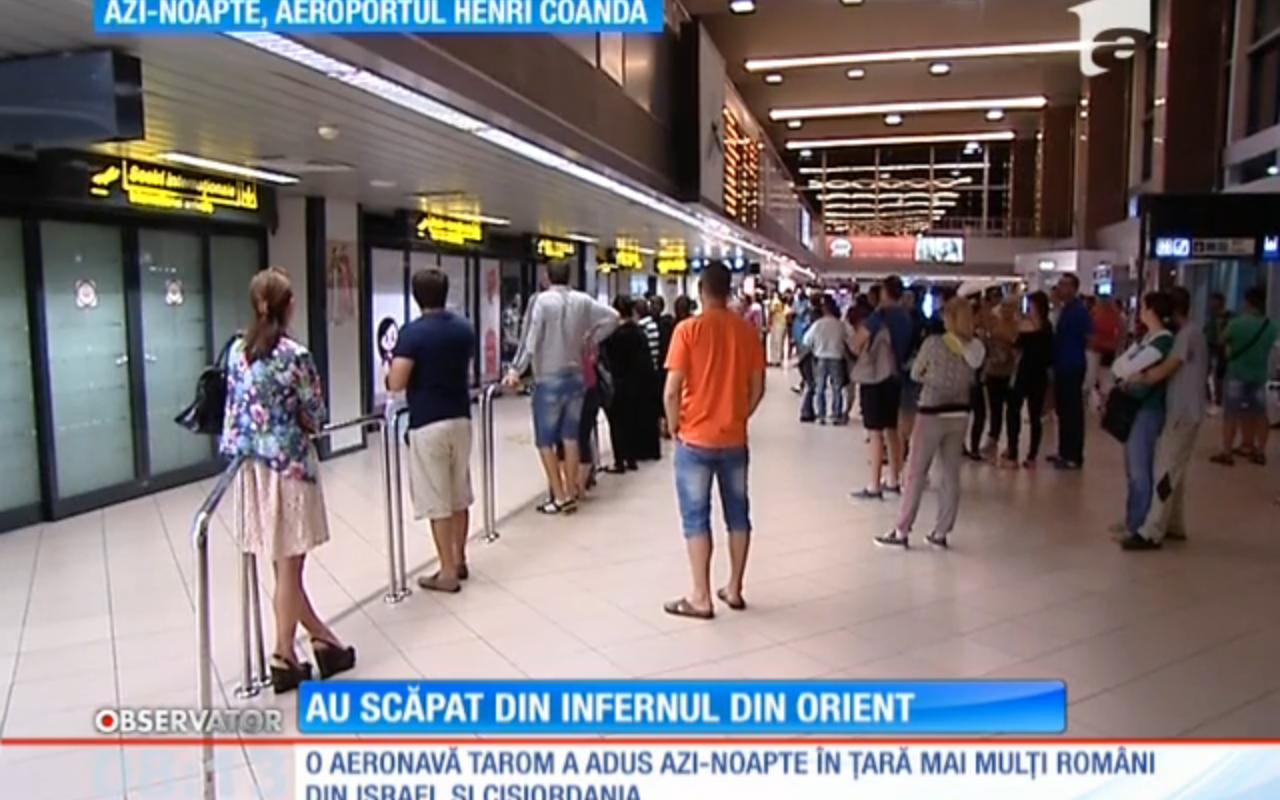 Au scăpat din infern! Rom&acirc;nii blocaţi &icirc;n Cisiordania au ajuns acasă