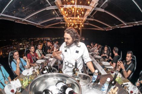 Chef Florin Dumitrescu a făcut show culinar la înălțime în Mamaia
