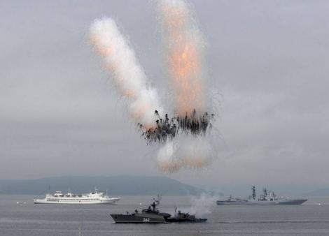 Spectacol de Ziua Marinei rusești și ucrainene