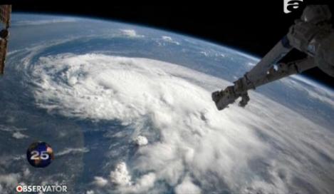 Un cosmonaut american a filmat, din spaţiu, furtuna tropicală Arthur