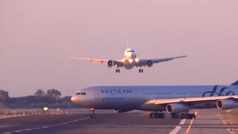 Tragedie evitată în ultima secundă! Două avioane cu pasageri, la un pas de coliziune (VIDEO)