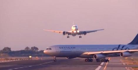 Tragedie evitată în ultima secundă! Două avioane cu pasageri, la un pas de coliziune (VIDEO)