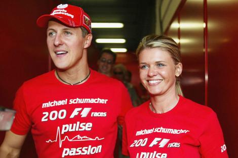 Prima apariţie publică a soţiei lui Schumacher, la peste şase luni de la tragicul eveniment