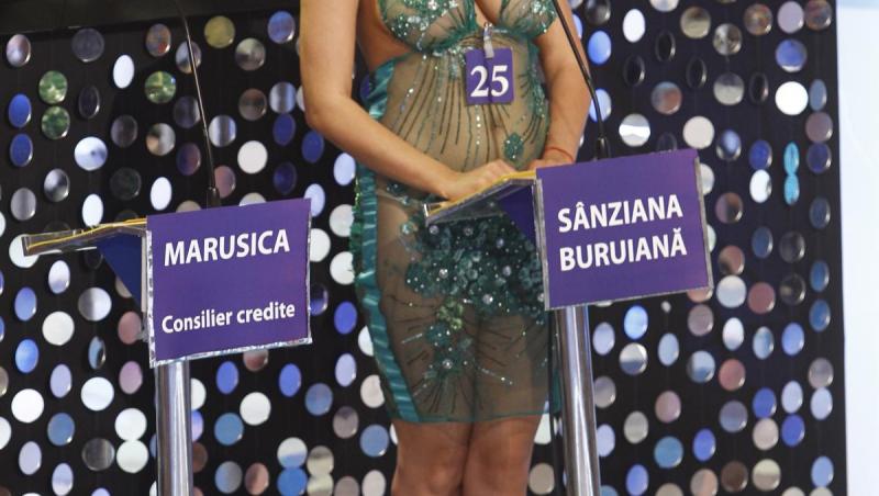 La „Te pui cu blondele?”, miercuri, 9 iulie, de la 20:30, pe Antena 1, Sânziana Buruiană, extrem de sexy într-o rochie transparentă