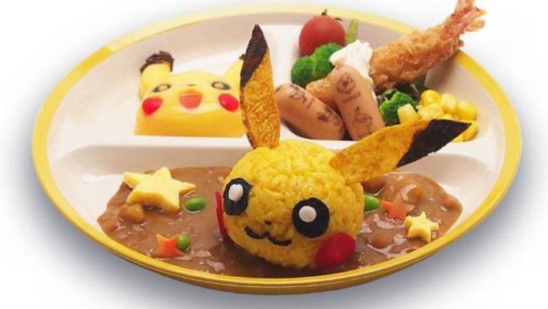Mâncare în formă de Pikachu