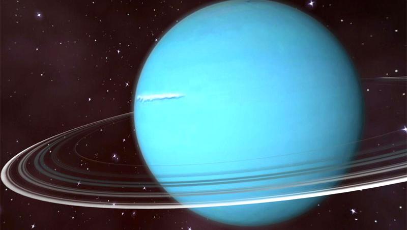 Specialiştii au surprins imagini cu furtunile de pe Uranus