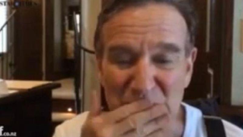 CUTREMURĂTOR! Robin Williams s-a filmat înainte de a se sinucide