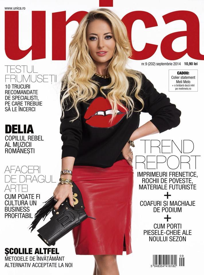 Delia, apariție ȘIC pe coperta revistei UNICA! &rdquo;Sunt echilibrul dintre Horia și Ștefan&rdquo;