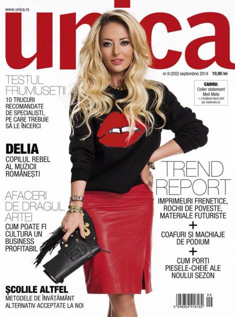 Delia, apariție ȘIC pe coperta revistei UNICA! ”Sunt echilibrul dintre Horia și Ștefan”