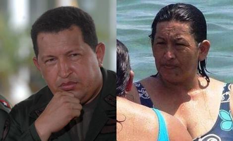 Hugo Chavez n-a murit! S-a reîncarnat! Vei rămâne uimit să vezi cât de bine seamănă femeia asta cu fostul preşedinte!