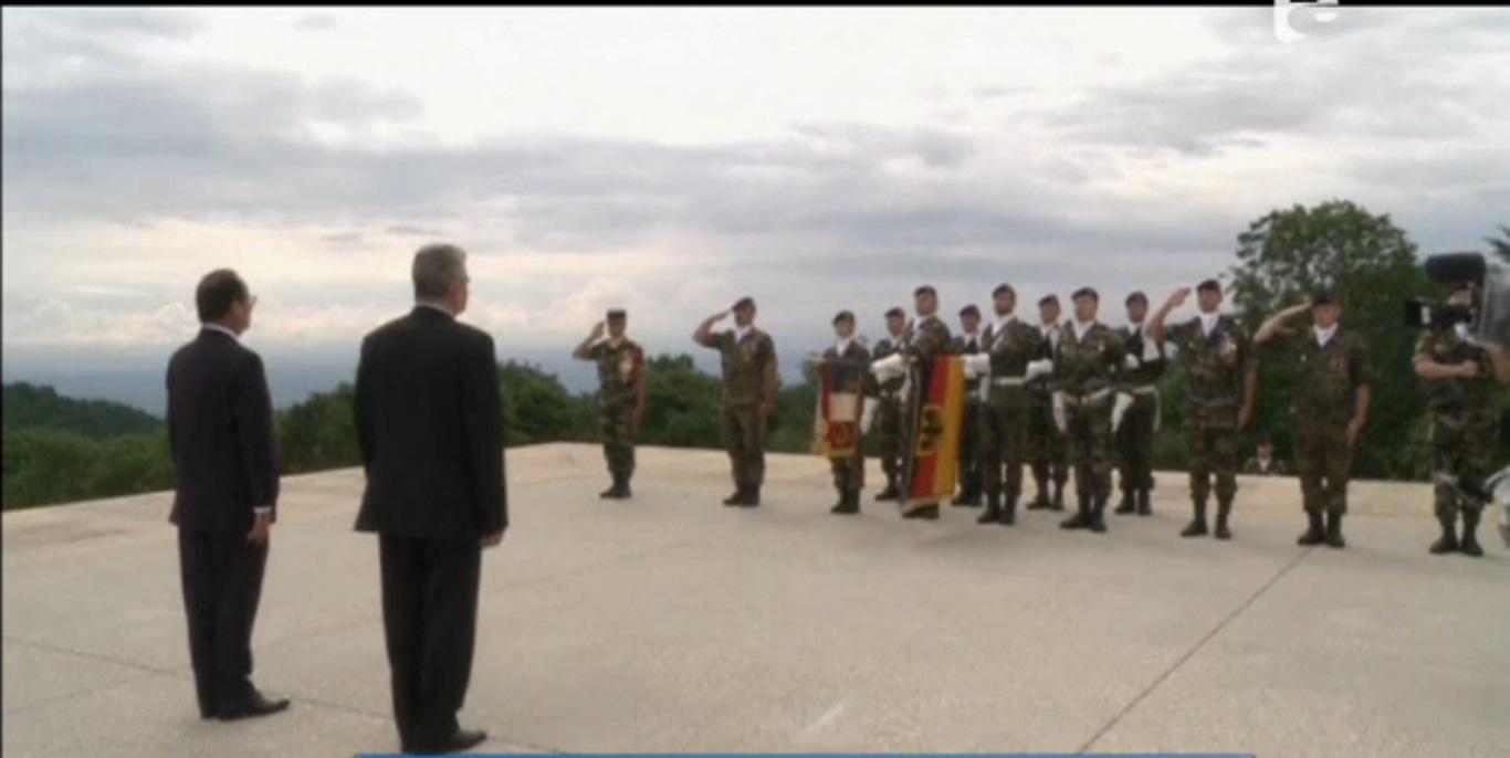 Franța și Germania au comemorat 100 de ani de la izbucnirea primului război mondial