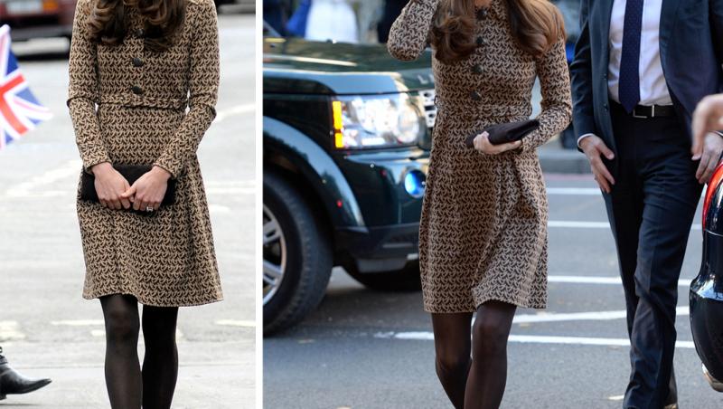 Kate Middleton a purtat aceeaşi ţinută de mai multe ori