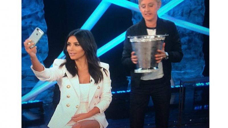 Kim Kardashian a acceptat Ice Bucket Challenge