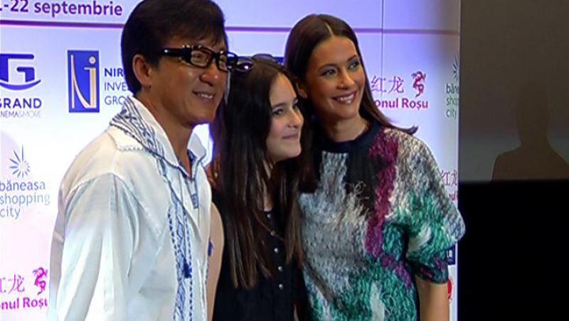 Jackie Chan, regele filmelor cu arte marţiale, cucerit de fiica Andreei Berecleanu