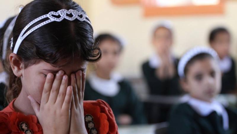 IMAGINI ȘOCANTE! Cum arată prima zi de școală în Fâşia Gaza