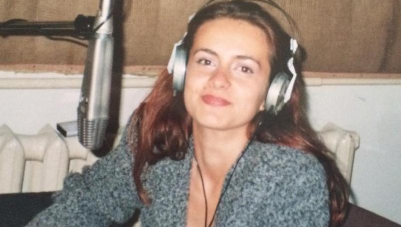Fotografie de colecție! Simona Gherghe, la 21 de ani, pe vremea când era la radio, în Iași