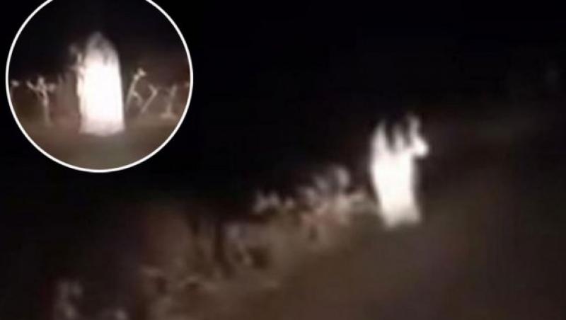 Au filmat o fiinţă misterioasă pe şosea, în mijlocul nopţii! Înregistrarea a pus pe jar mii de oameni şi a stârnit controverse