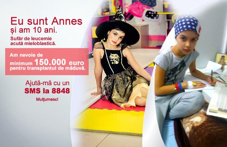 VREAU SĂ AJUT - Annes, o fetiţă de 10 ani, are nevoie de noi pentru a-şi recupera copilăria