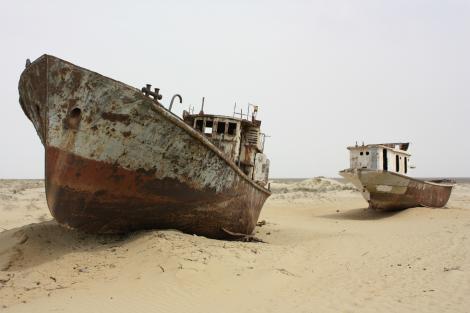 Imaginile neputinţei: Dispariţia Mării Aral, una dintre cele mai mari catastrofe ecologice ale omenirii! Cum s-a "evaporat" peste noapte