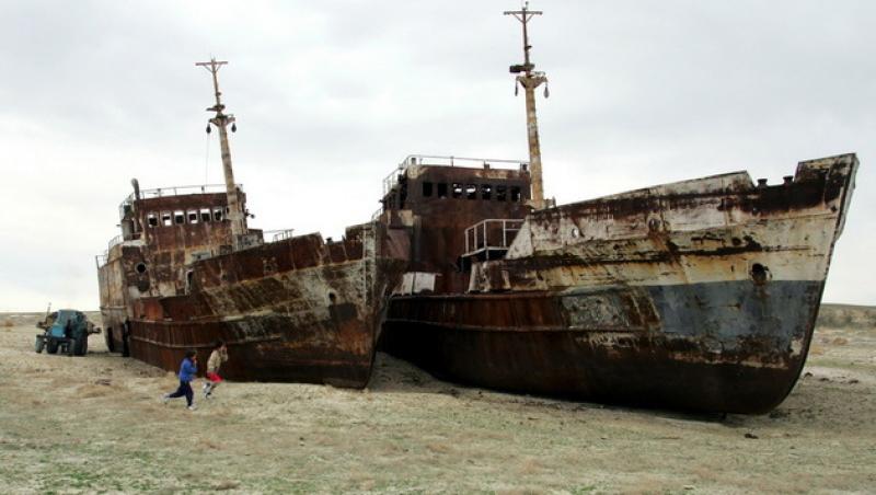 Imaginile neputinţei: Dispariţia Mării Aral, una dintre cele mai mari catastrofe ecologice ale omenirii! Cum s-a 