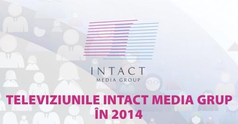 In 2014, cota de piata a televiziunilor Intact a crescut cu peste 10%