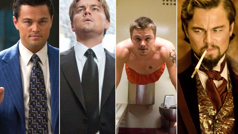 Leonardo DiCaprio a fost desemnat actorul cu cele mai multe apariții în top