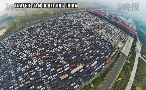 Credeai că traficul din România este infernal! Ce se întâmplă în China depășește orice imaginație!