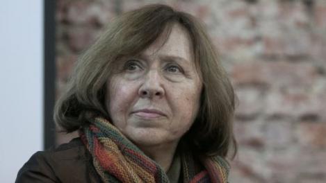 Scriitoarea belarusă Svetlana Alexievici a câștigat Premiul Nobel pentru Literatură