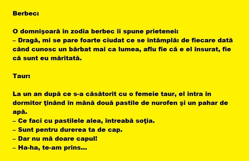 HA-HA-HA! Ce banc ţi se potriveşte în funcţie de zodie! Râzi cu lacrimi