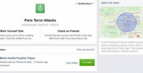 Aplicaţie FACEBOOK: Verifică dacă rudele şi prietenii sunt în siguranţă
