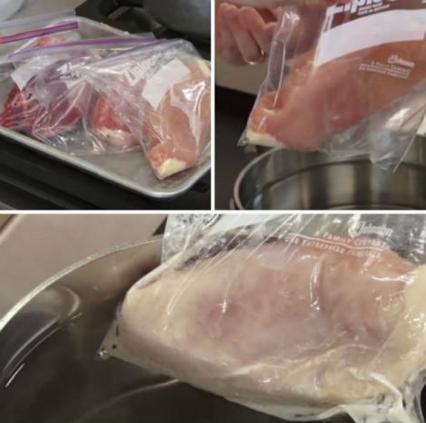 Cum să dezgheţi carnea în doar 10 minute? Metoda care funcţionează de fiecare dată