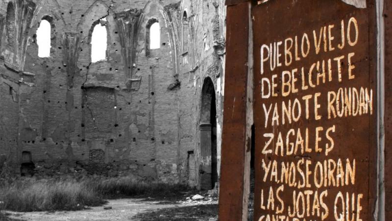 BELCHITE, povestea orașului transformat în ruine. Dictatorul spaniol FRANCO a ordonat ca acestea să rămână intacte. 85 de ani de fantome