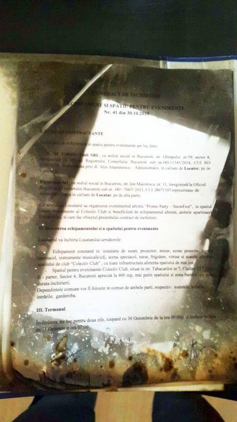 Documentul exploziv care deschide noi piste în cazul tragediei de la „Colectiv”
