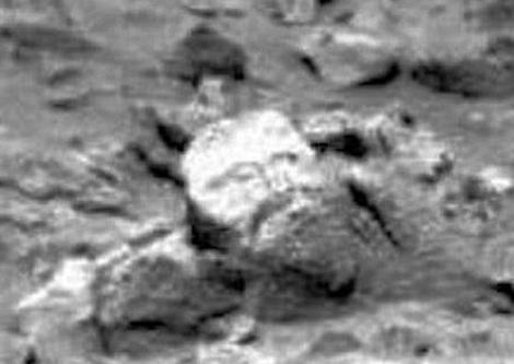 Descoperire istorică. Un chip uman sculptat pe rocă aflată pe Marte!