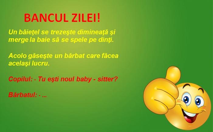 Bancul zilei! Un băieţel se scoală dimineaţă, merge în baie să se spele pe dinţi şi găseşte un bărbat necunoscut...