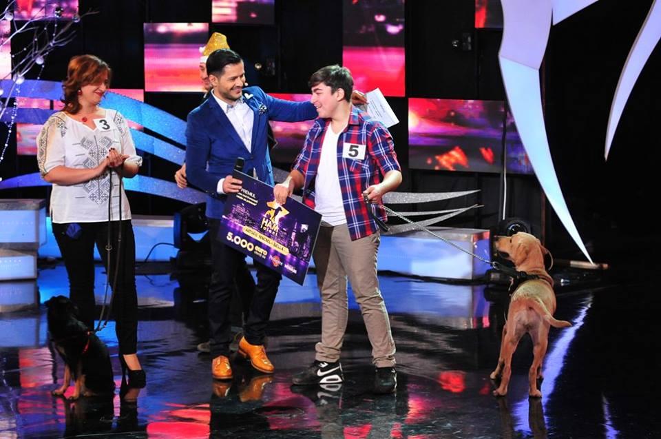 Primii c&acirc;știgători de la &rdquo;Ham Talent&rdquo;!  Antonio Fenczel și Labradorul Bella au c&acirc;știgat premiul I la categoria &rdquo;relație&rdquo;