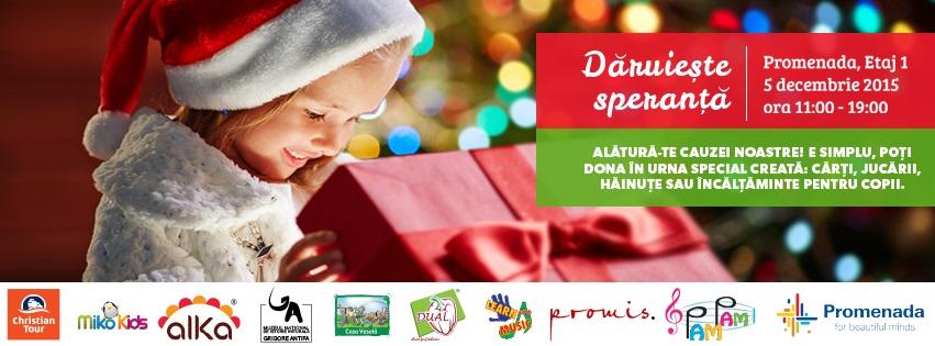 &bdquo;Dăruieşte speranţă&rdquo; &ndash; primul eveniment Christian Hope