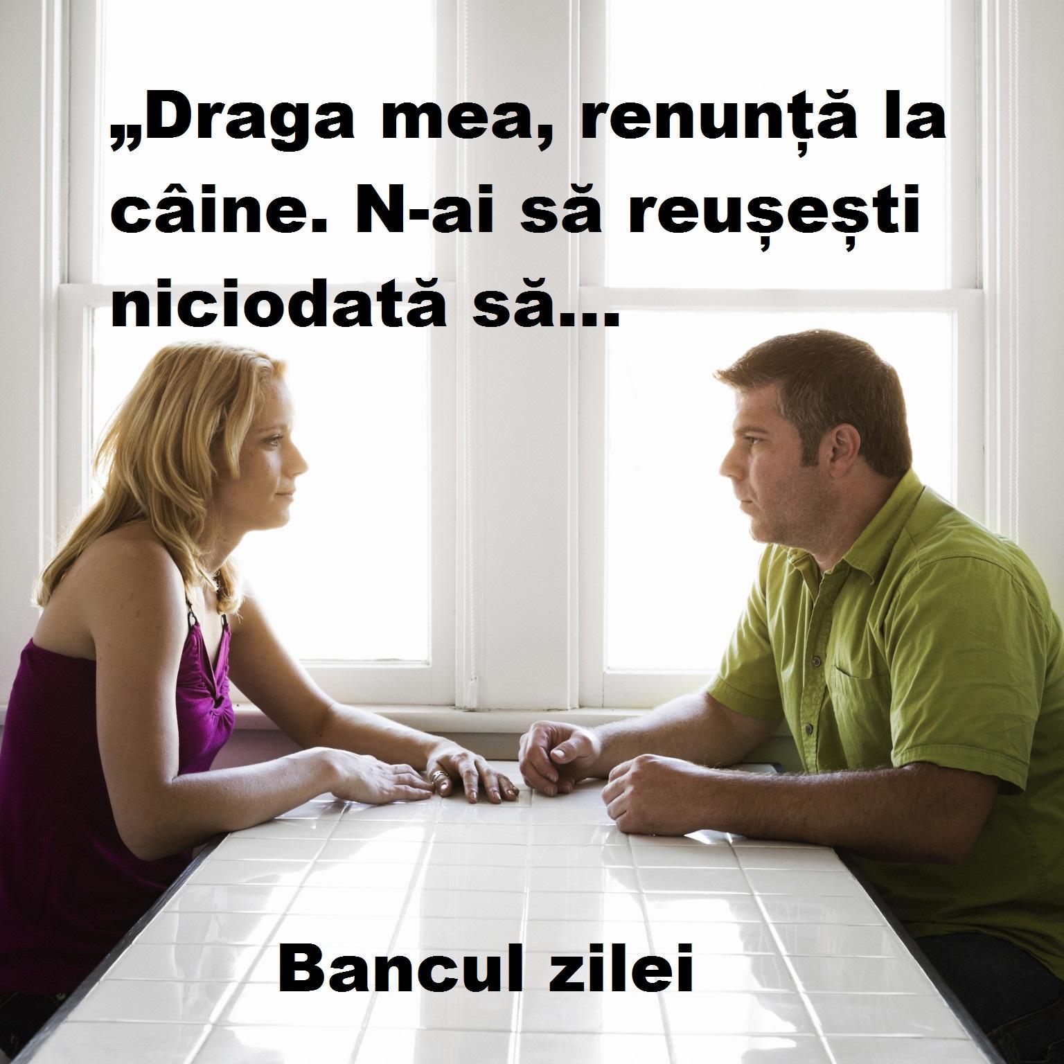 Bancul zilei: Ceartă în familie. Soția are argumentul suprem!