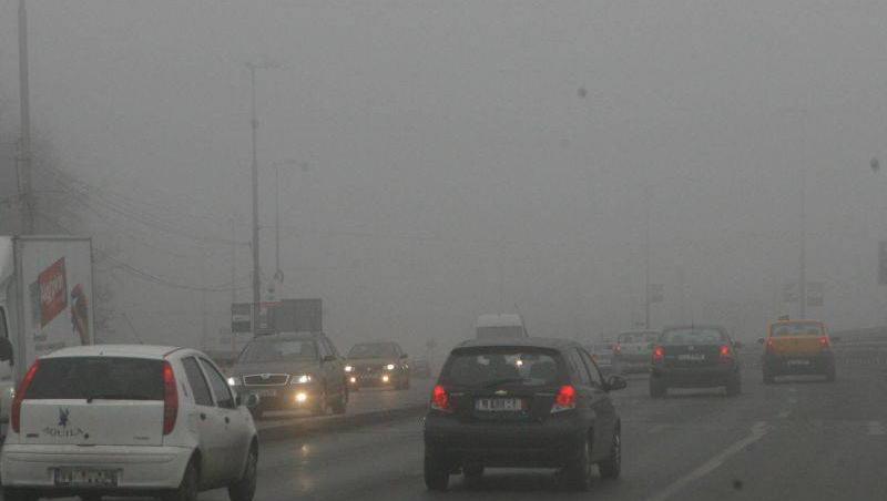 Avertizare emisă de meteorologi! COD GALBEN de ceaţă în mai multe zone din ţară