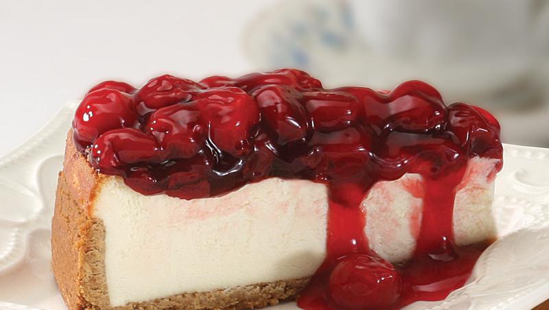 Cheesecake cu cireşe - un desert extrem de simplu, gata în fix zece minute, fără coacere! Vezi reţeta pas cu pas