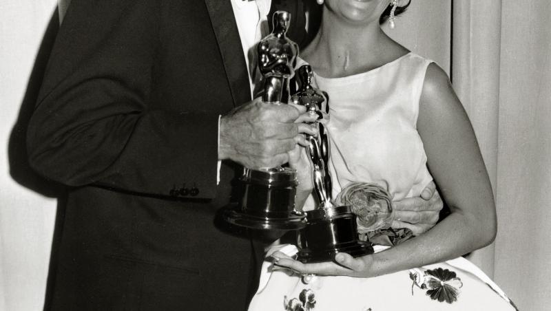 Burt Lancaster și Elizabeth Taylor în 1961