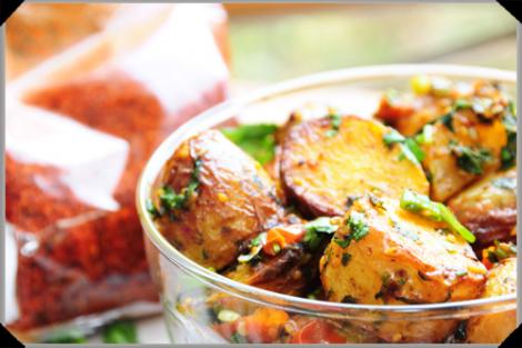 Alintă-ţi simţurile cu nişte cartofi orientali! Se prepară super rapid şi sunt foarte delicioşi!